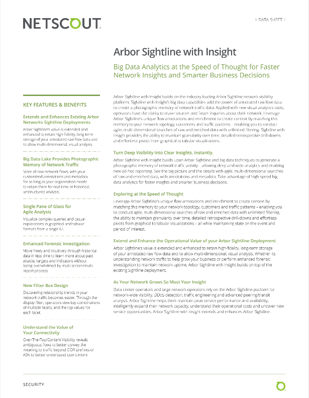 Arbor Sightline With Insight