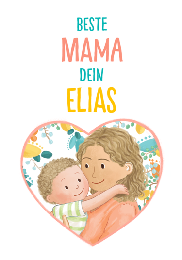 Karte „Beste Mama“