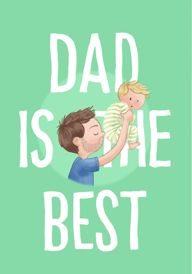 Daddy, you're the best card