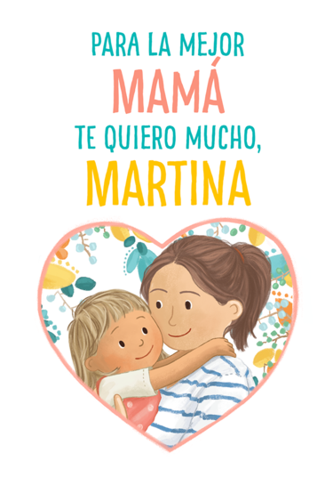 Tarjeta 'La mejor mamá'