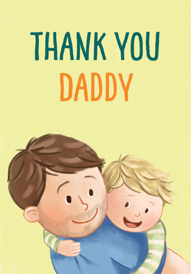 Thank you, Daddy card
