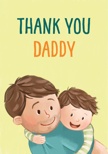 Thank you, Daddy card