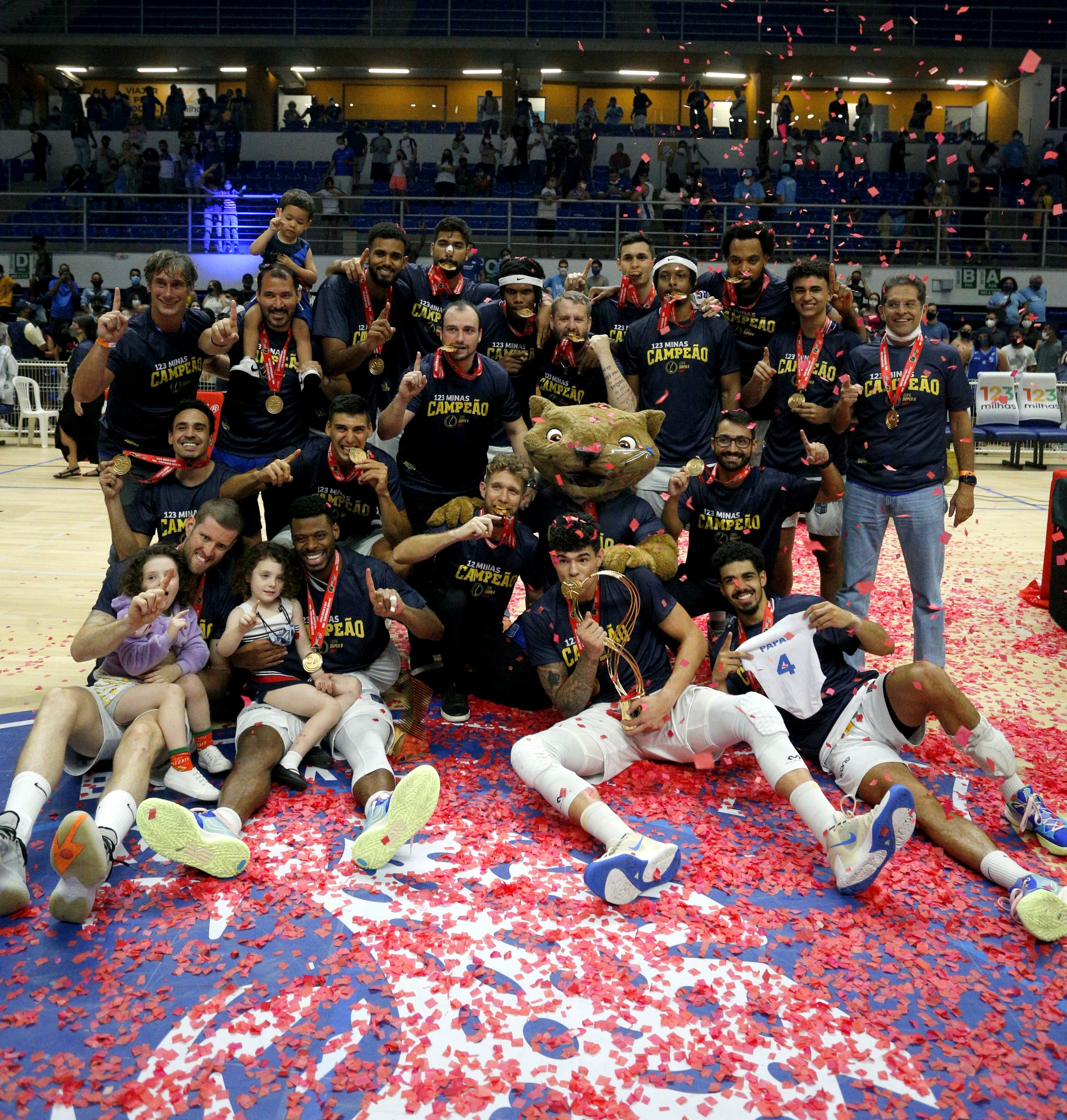 Copa Super 8 é o primeiro título nacional do basquete do Minas