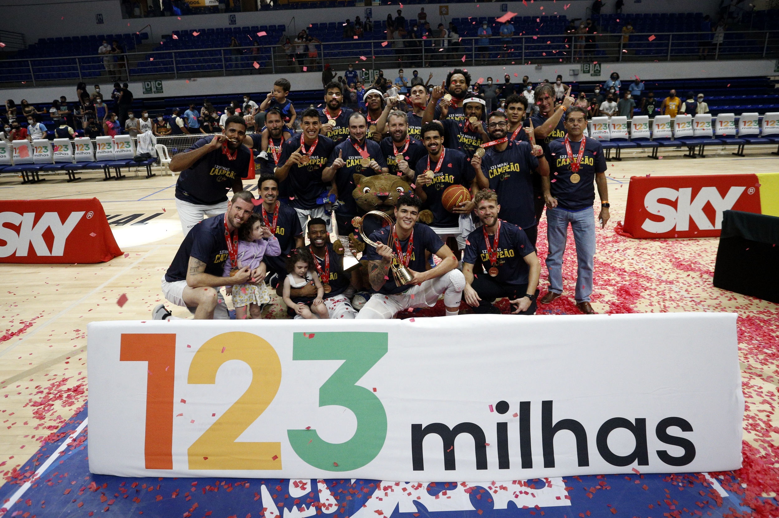 Copa Super 8 é o primeiro título nacional do basquete do Minas