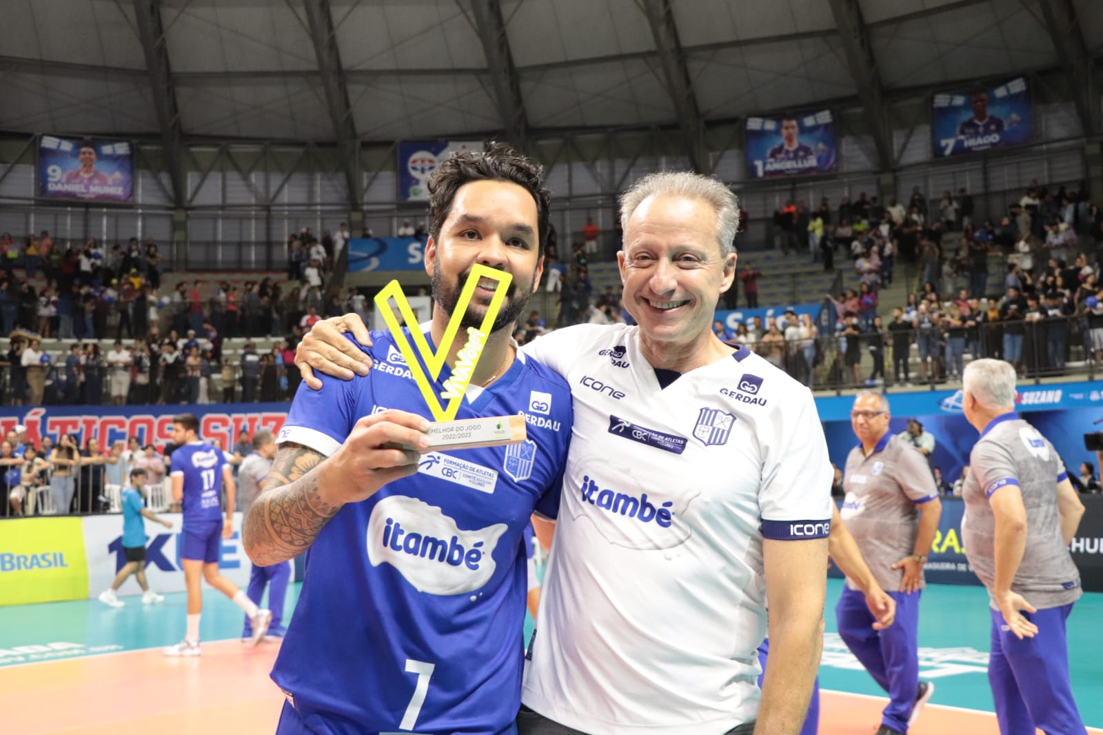 Minas salva matchpoints, reage em BH e vence Vôlei Taubaté no tie-break, vôlei