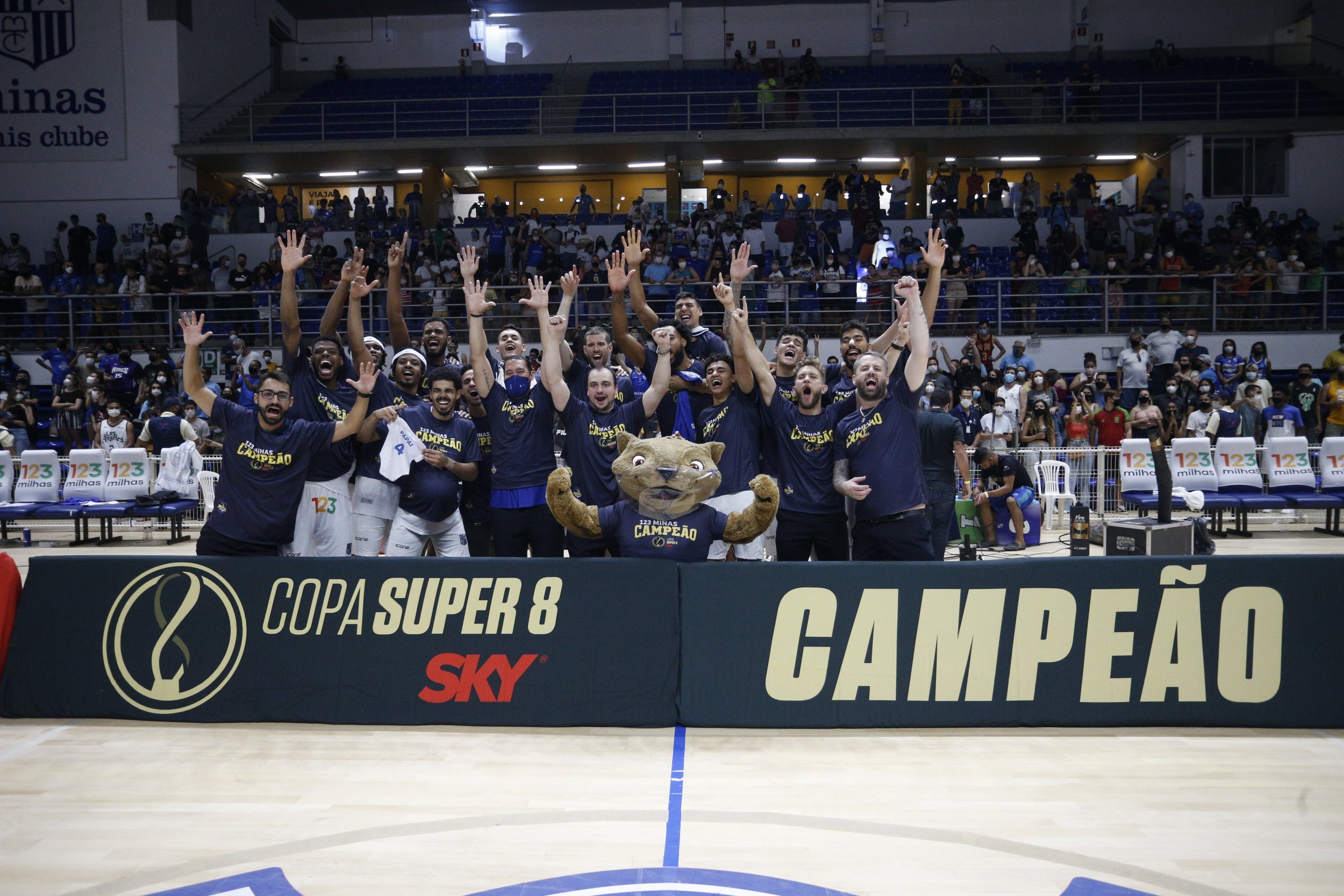 Copa Super 8 é o primeiro título nacional do basquete do Minas