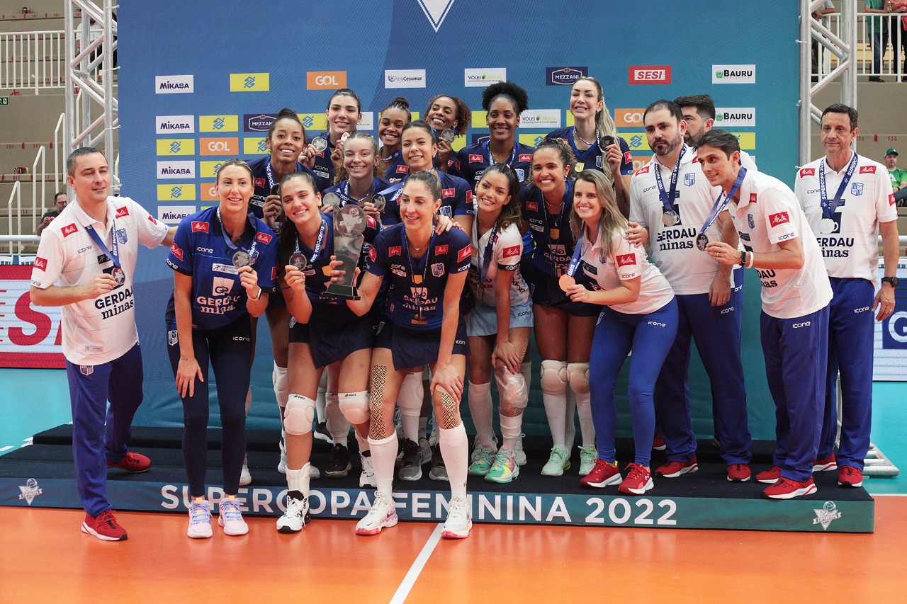 Minas conquista o tricampeonato da Copa Brasil de vôlei feminino