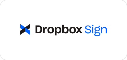 Logo Dropbox Sign - Signature électronique