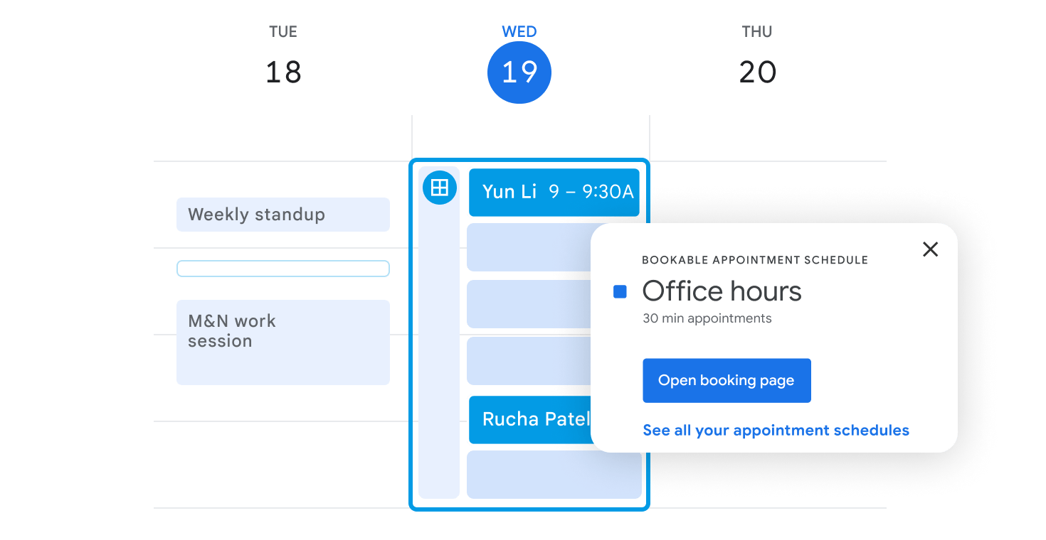 Interface Calendar