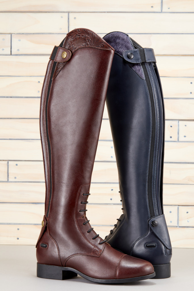 Ariat ARIAT WOMENS HERITAGE II ELLIPSE TALL LEATHER RIDING BOOTS-IMMACULATE CONDITION 