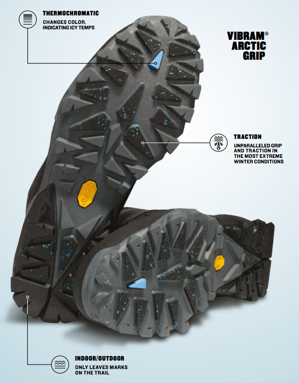 Arctic grip. Ботинки с подошвой Vibram Arctic Grip. Arctic Grip Vibram подошва. Merrell Vibram Arctic Grip. Vibram Ice Grip.