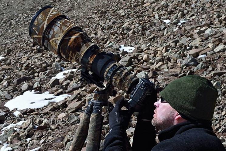 Craig Jones Photographing Snow Leopards