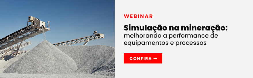 simulação de partículas mineração