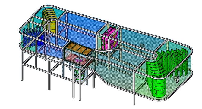 Planta do Túnel de Vento BrasilSat