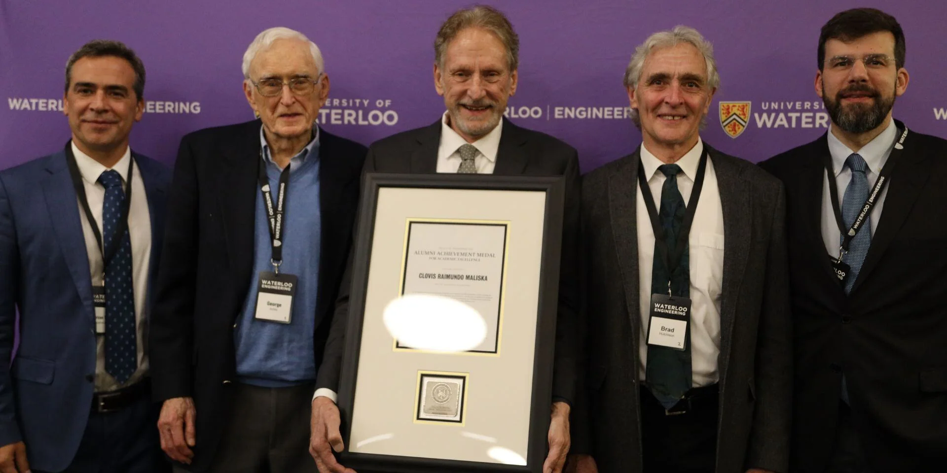 Il Professor Clovis R. Maliska, pioniere nel campo della CFD, onorato presso l’Università di Waterloo, Canada