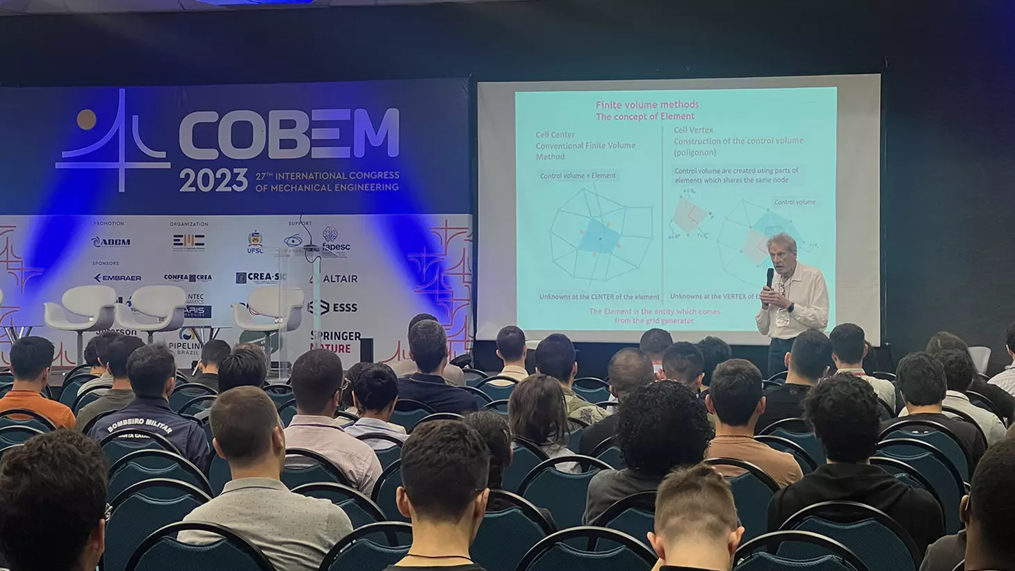 COBEM – Congresso de engenharia mecânica da UFSC conta com a participação da ESSS e do professor Clovis Maliska