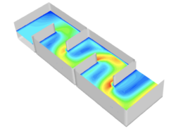 Análisis de Dinámica de Fluidos Computacional de tanque de contacto para tratamiento con ozono.