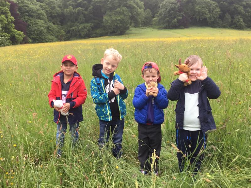 P1 end of year trip to Castle Coole: Teddy Bear's Picnic