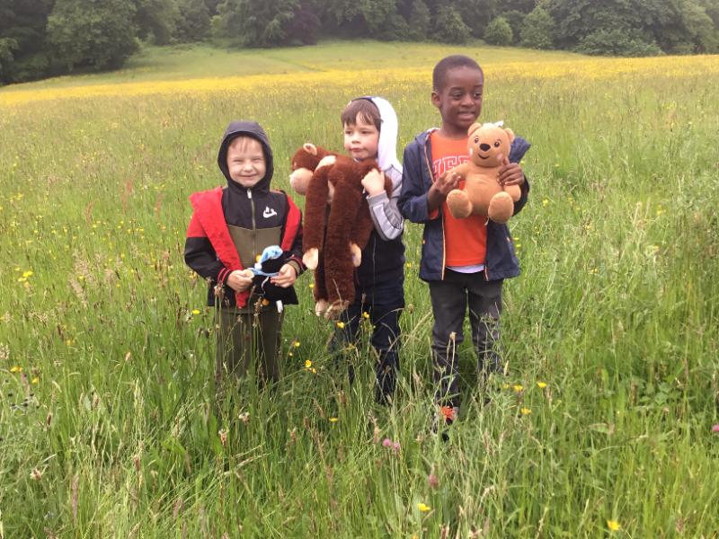 P1 end of year trip to Castle Coole: Teddy Bear's Picnic