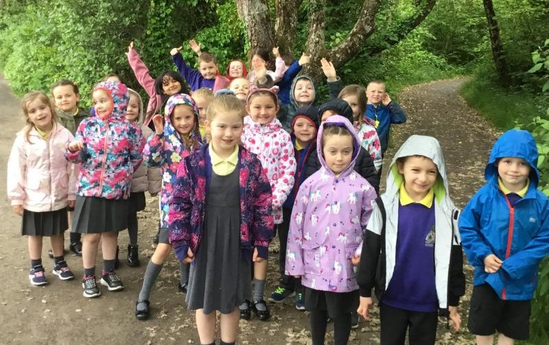 P2 trip to Castle Archdale: Taking a walk
