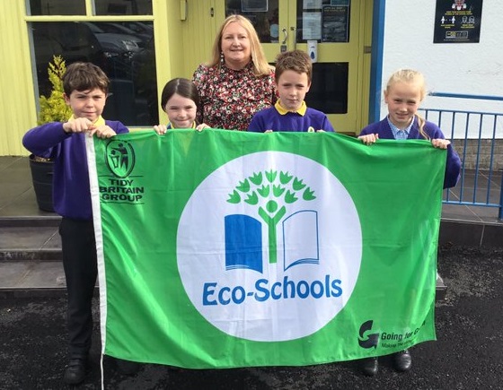 Holy Trinity Primary and Nursery School has been awarded the Eco Schools “Green Flag” award.