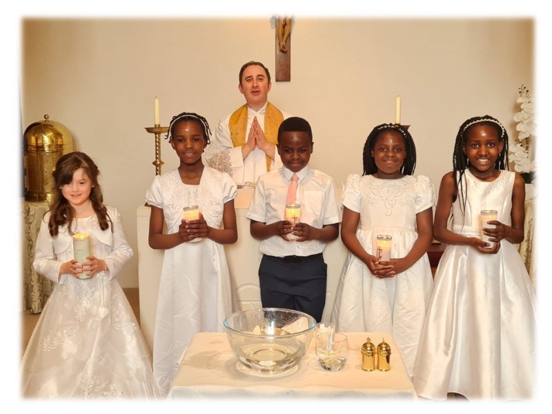 Congratulations to the pupils from Mrs Kelly's P5 class who made their Holy Communion in May. 