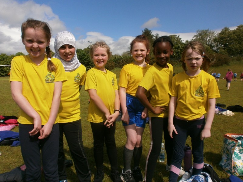Fermanagh Cross Country Competition: P4 Girls.