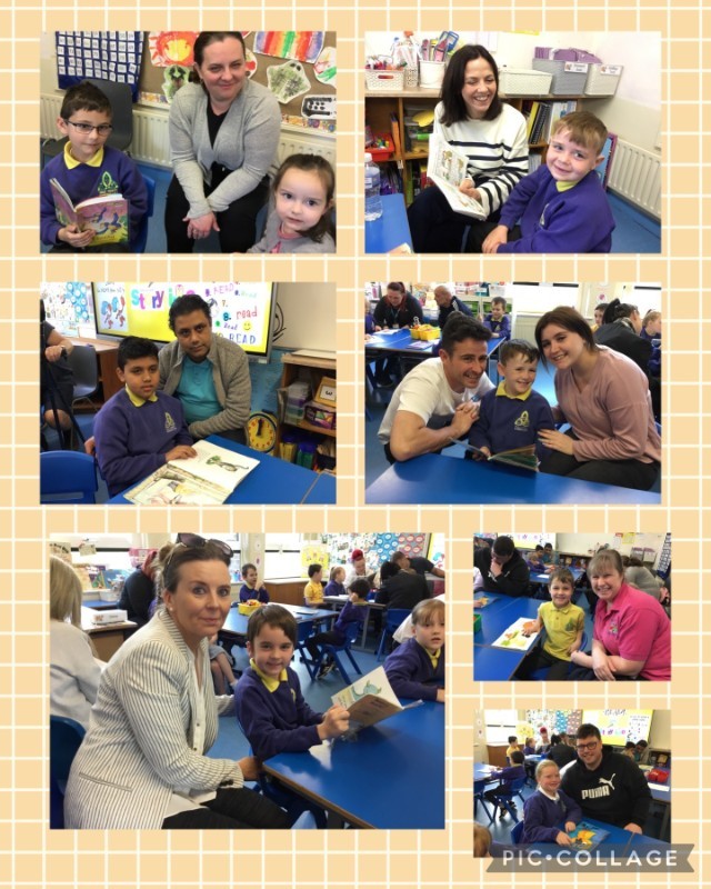 Mrs Somerville's P3 class welcomed their parents and guardians to a Reading morning