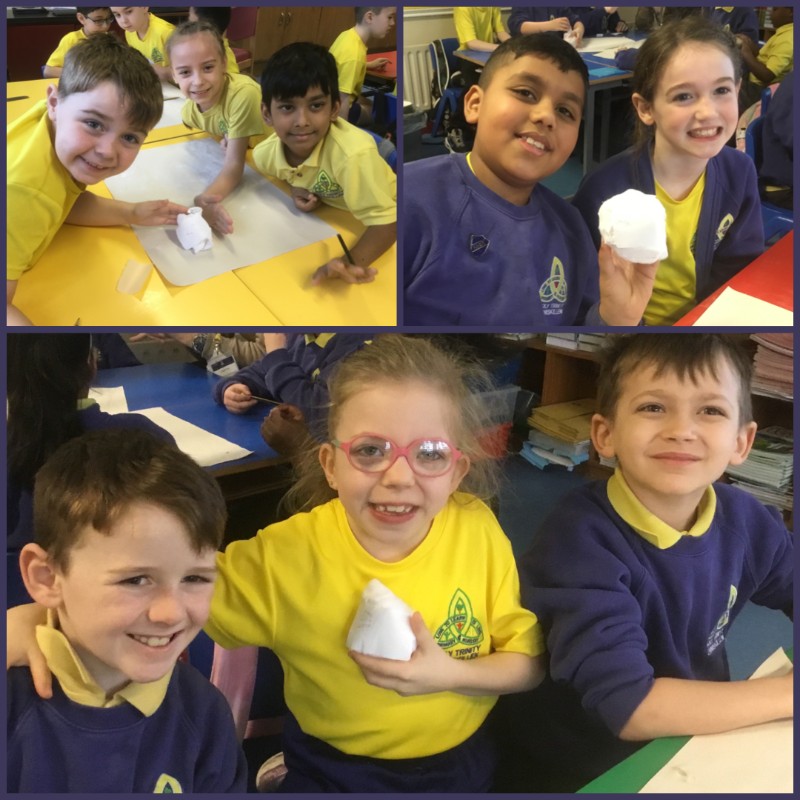 P4 children worked together to mummify some oranges as part of their Ancient Egyptians topic 😊🍊