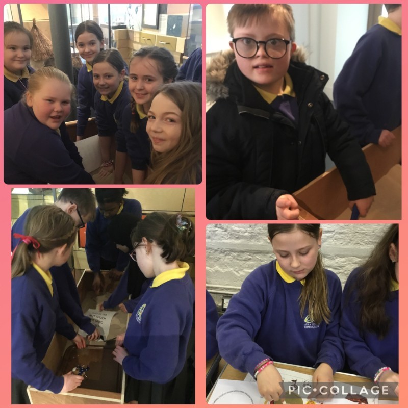 Mrs McGirr's P6 class enjoy a trip to the Enniskillen Museum.