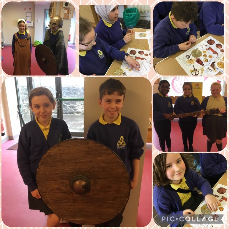 Mrs McGirr's P6 class enjoy a trip to the Enniskillen Museum.