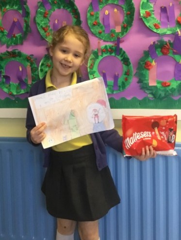 KS1 Christmas recycling winners