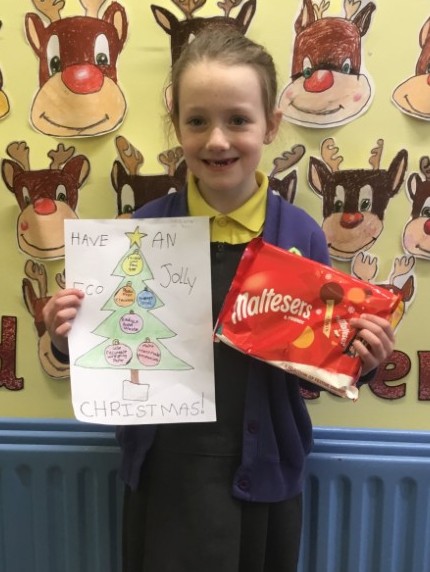 KS1 Christmas recycling winners