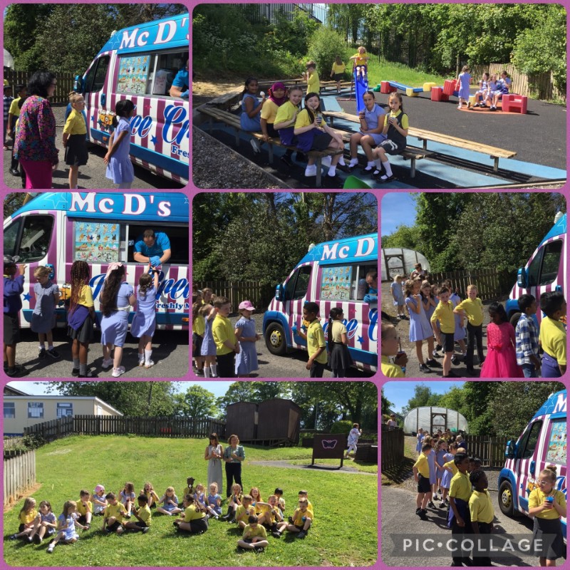 P4 Holy Trinity Communion/End of year celebration: Ice Cream treats.