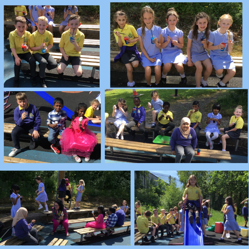 P4 Holy Trinity Communion/End of year celebration: Ice Cream treats.