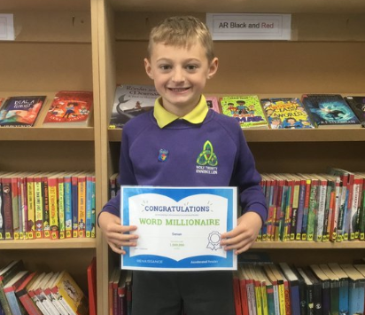Congratulations to Senan in P4 who has become an AR Millionaire.👏📚📖