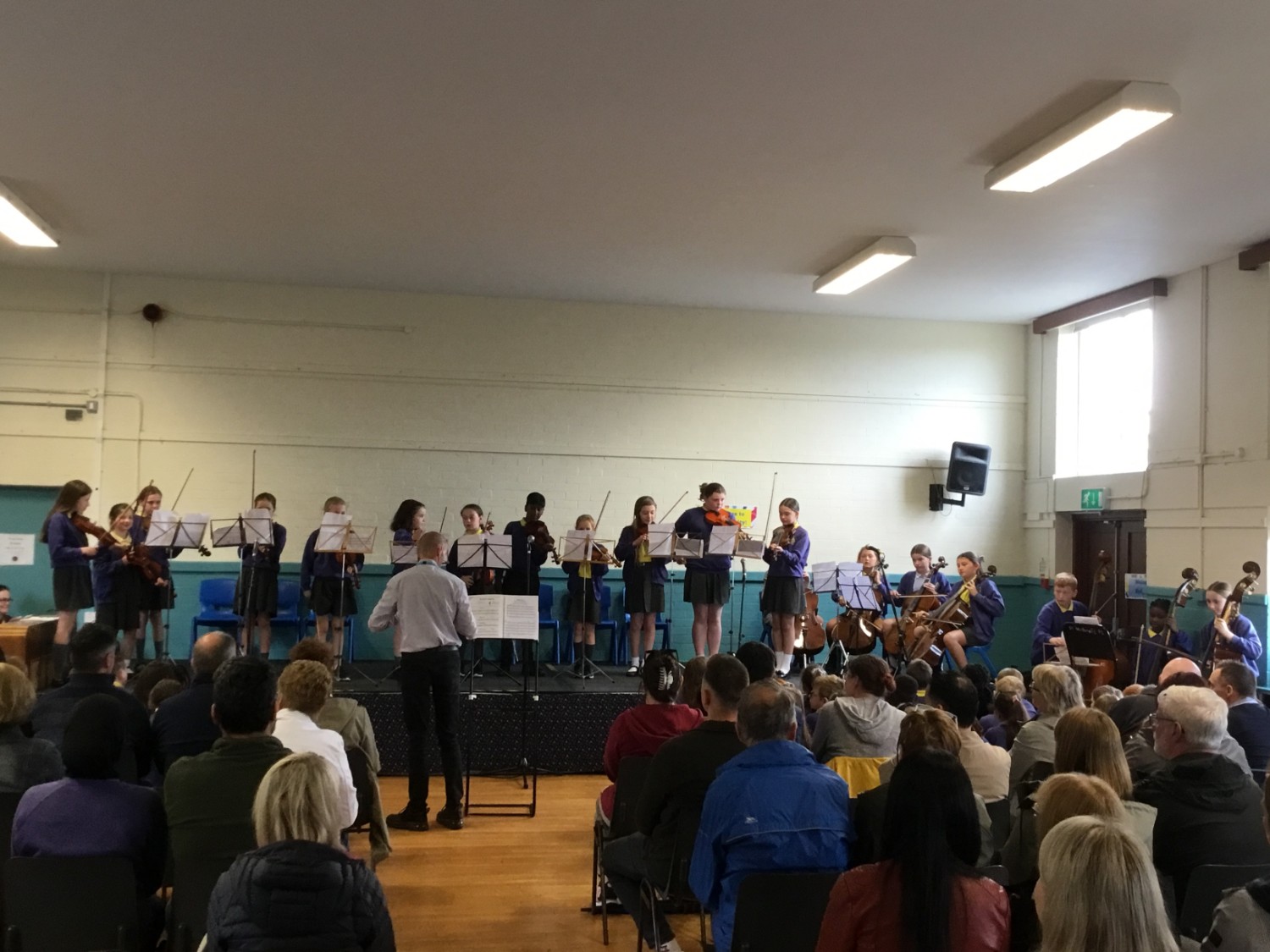 Holy trinity String Band, led by Mr McGinty.