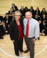 Ms Margaret Ritchie, MP Visits Rarthfriland High School