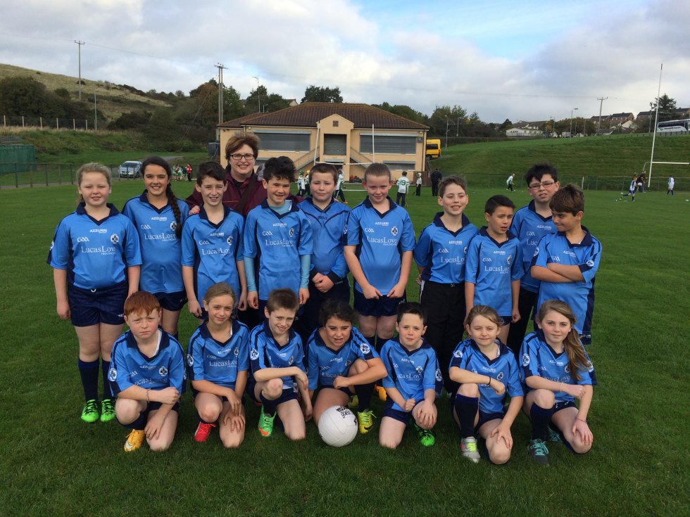 P6 & P7 attend a fun GAA blitz in the RGU Downpatrick