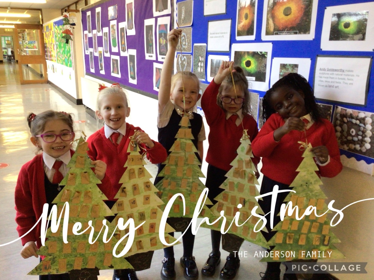 We made Advent Calendars that originated in Germany.