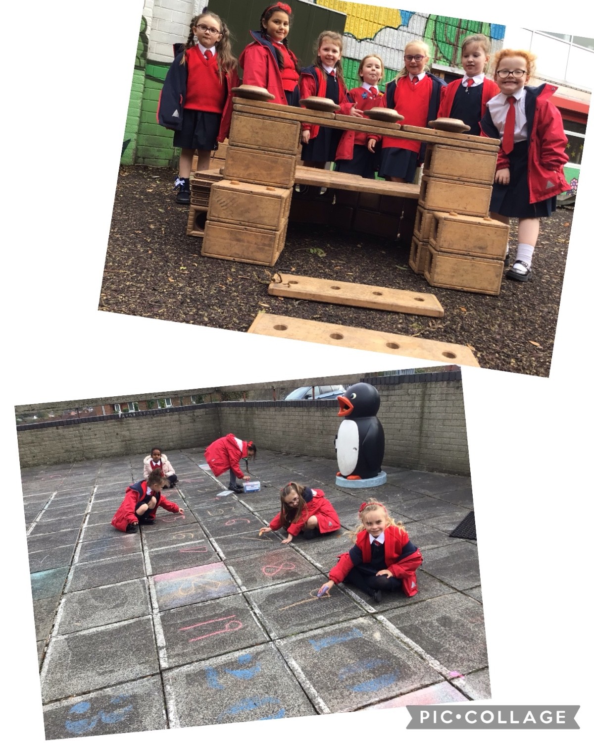Look, we made a 100 square by following patterns. Some of us used a different colour for even and odd numbers.