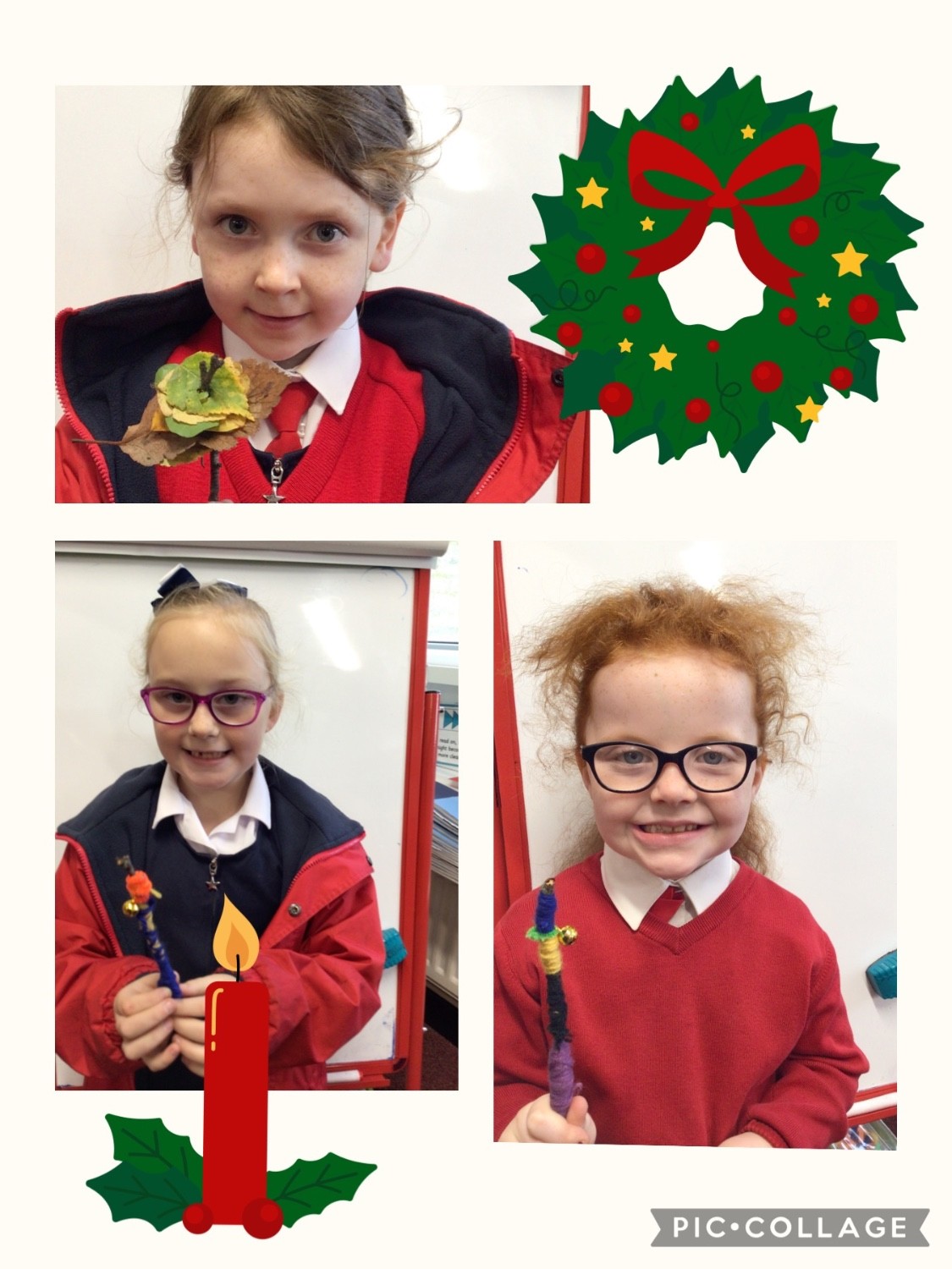 We had lots of fun designing our wool pattern.
