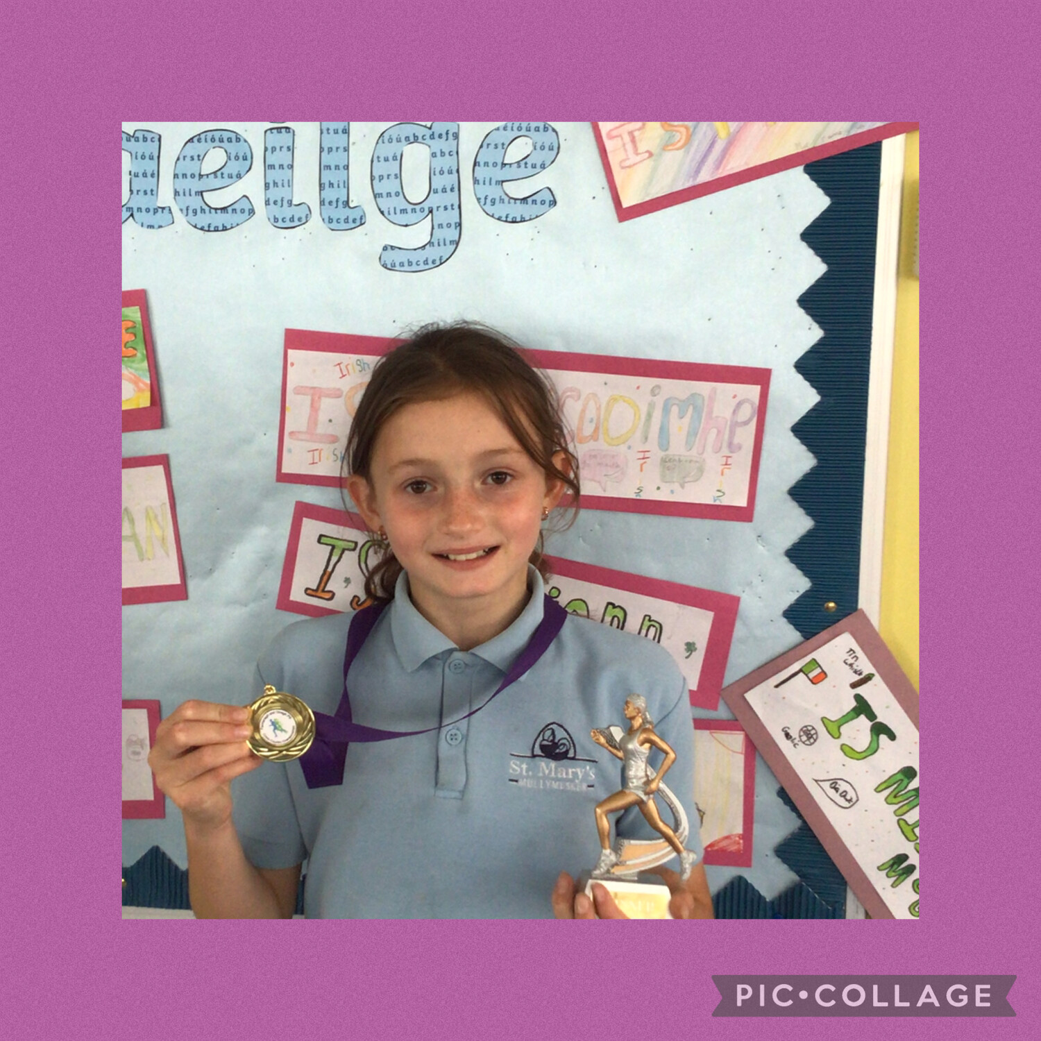Casey- 1st place in P6 Girls' Race