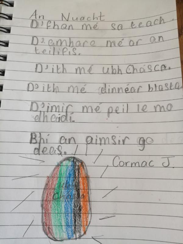 Nuacht Chormac i ndiaidh na Cásca