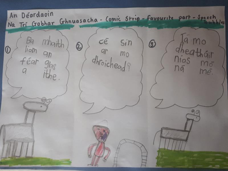 Na Trí Ghabhar Ghnuasacha le Tomaí.