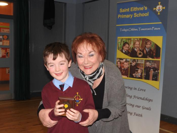 Our overall winner Killian with Mary.