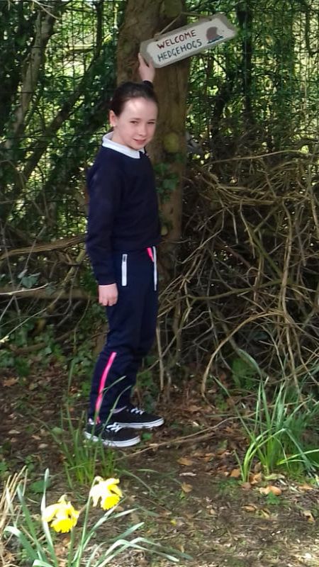 Hi I'm Amy. I love nature and am looking forward to exploring it within our school grounds.