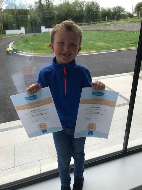 Logan O'H, Well Done on earning your certificates in Mathletics! We are very proud teachers!