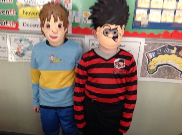 Thank goodness Horrid Henry and Denis the Menace were only in P4 for one day!