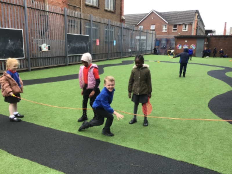 Skipping games fun and bonding